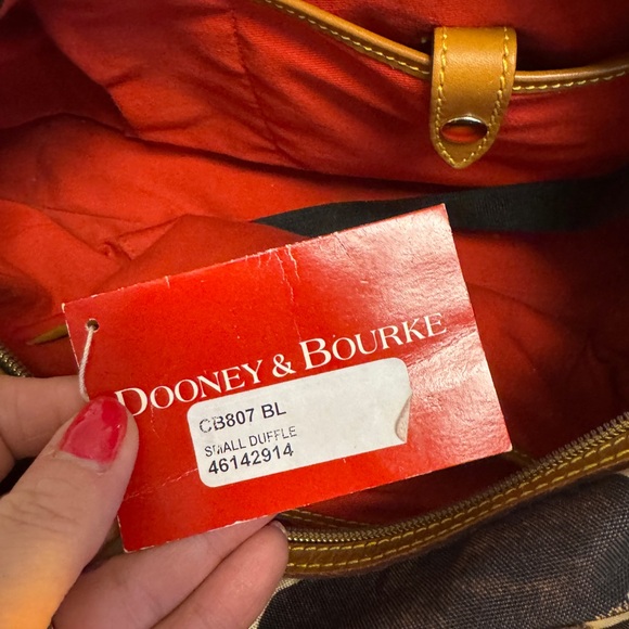 NWT DOONEY & BOURKE 🦆 RARE Vintage Giraffe Duffle Satchel Shoulder Bag - Picture 9 of 11